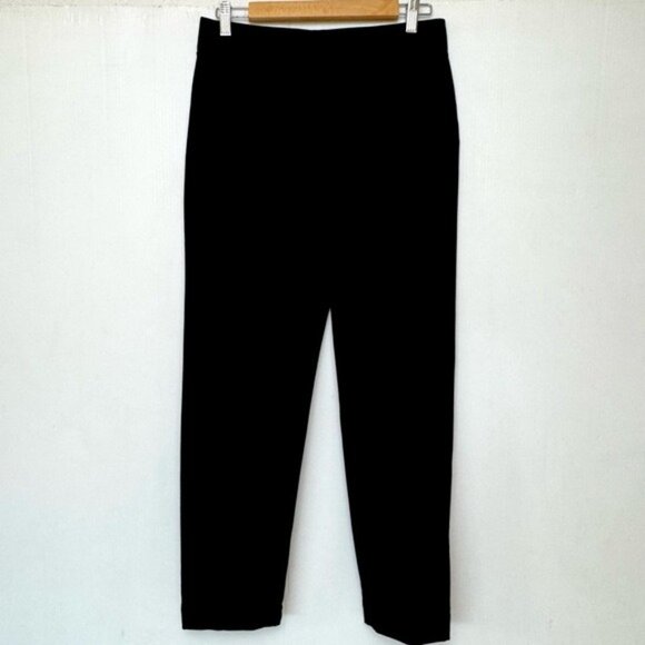 Eileen Fisher high rise Straight Leg pull on Pants in black size XSmall - Picture 2 of 11
